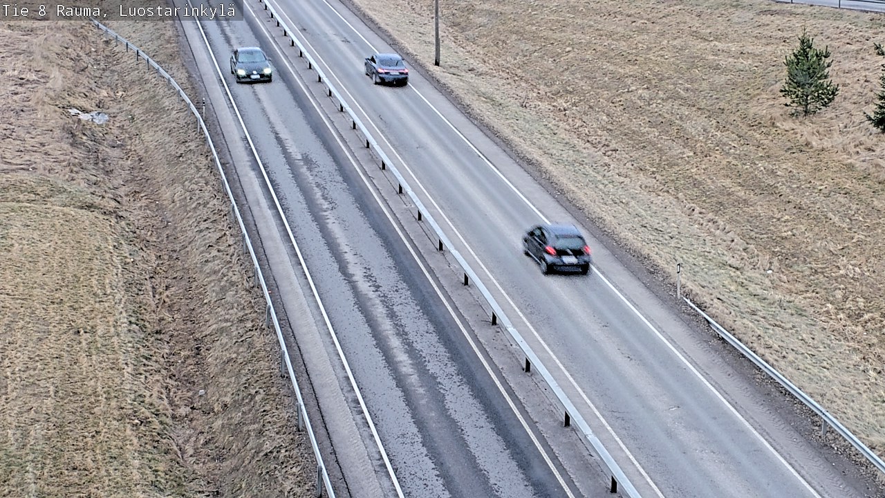 Weather Camera Image Väg 8 Raumo, Luostarinkylä, Rauma, Satakunta