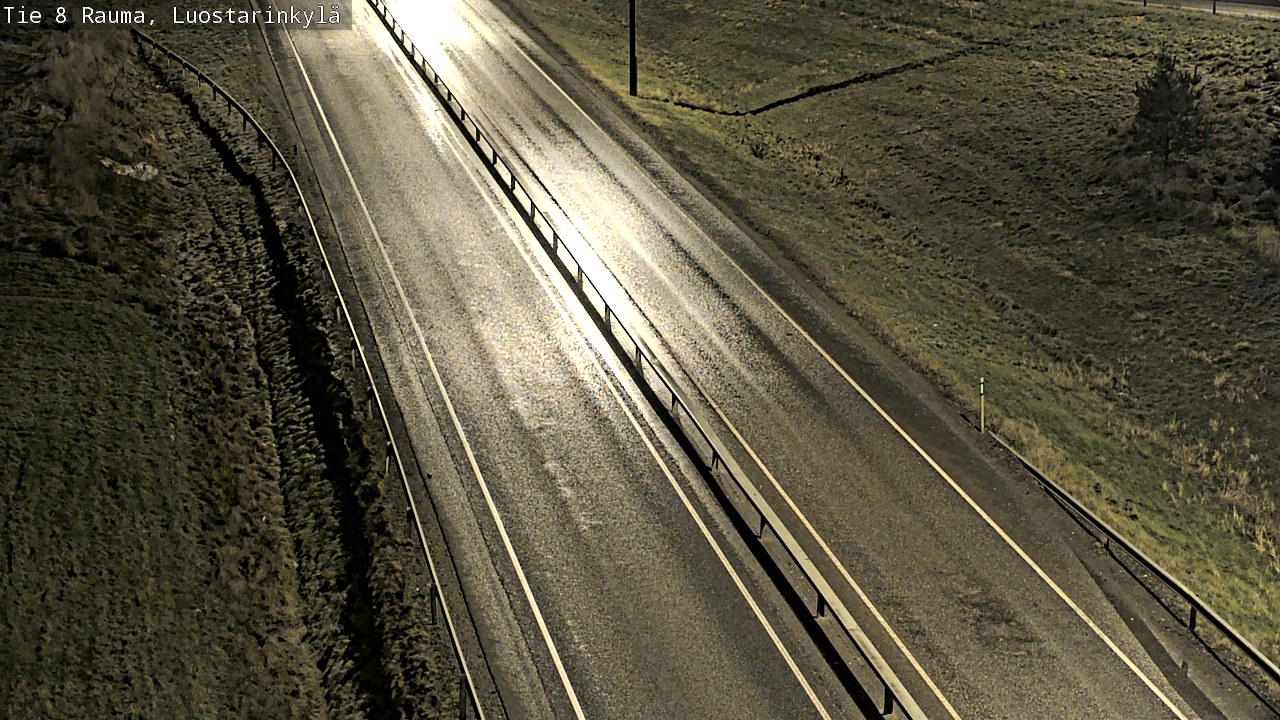 Weather Camera Image Väg 8 Raumo, Luostarinkylä, Rauma, Satakunta