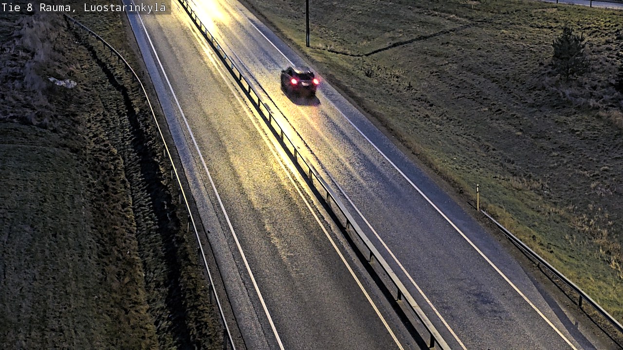 Weather Camera Image Väg 8 Raumo, Luostarinkylä, Rauma, Satakunta