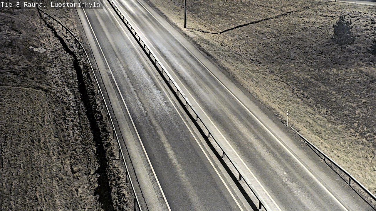 Weather Camera Image Väg 8 Raumo, Luostarinkylä, Rauma, Satakunta