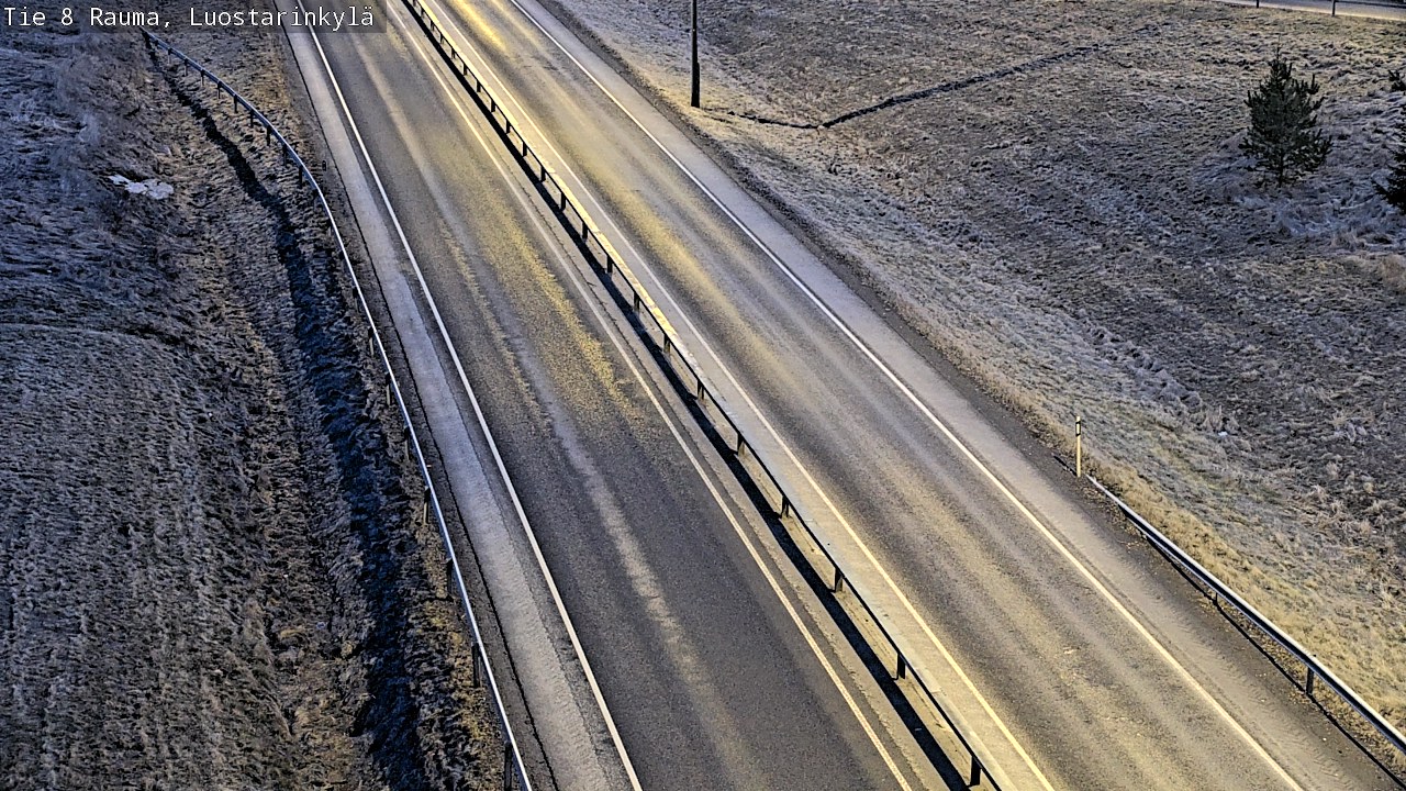 Weather Camera Image Väg 8 Raumo, Luostarinkylä, Rauma, Satakunta