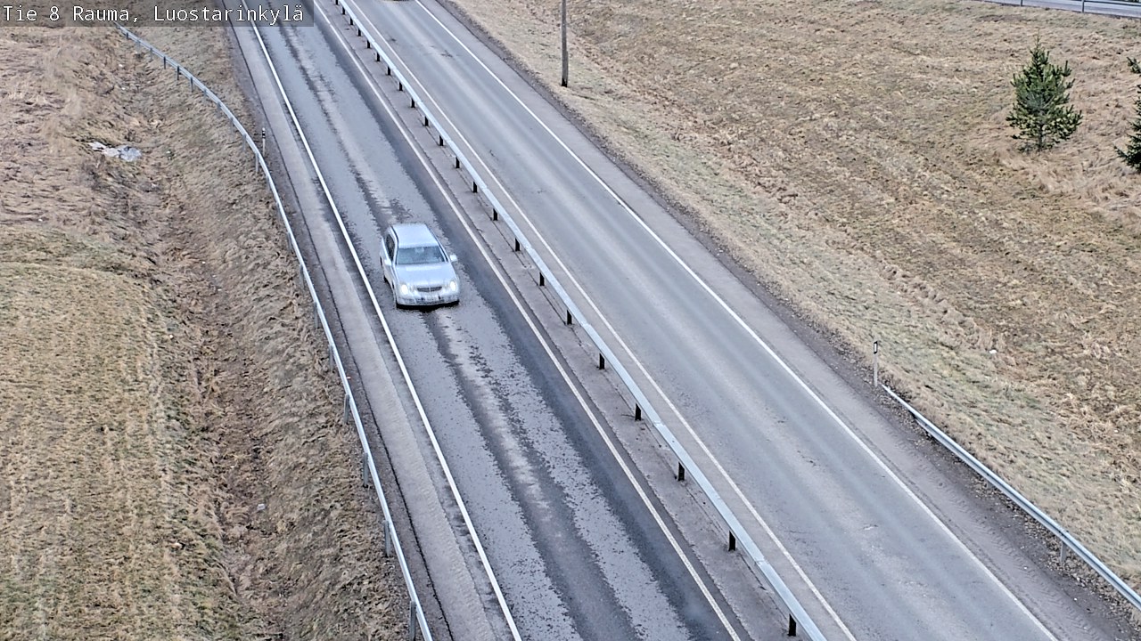 Weather Camera Image Väg 8 Raumo, Luostarinkylä, Rauma, Satakunta