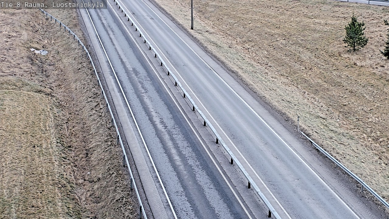 Weather Camera Image Väg 8 Raumo, Luostarinkylä, Rauma, Satakunta