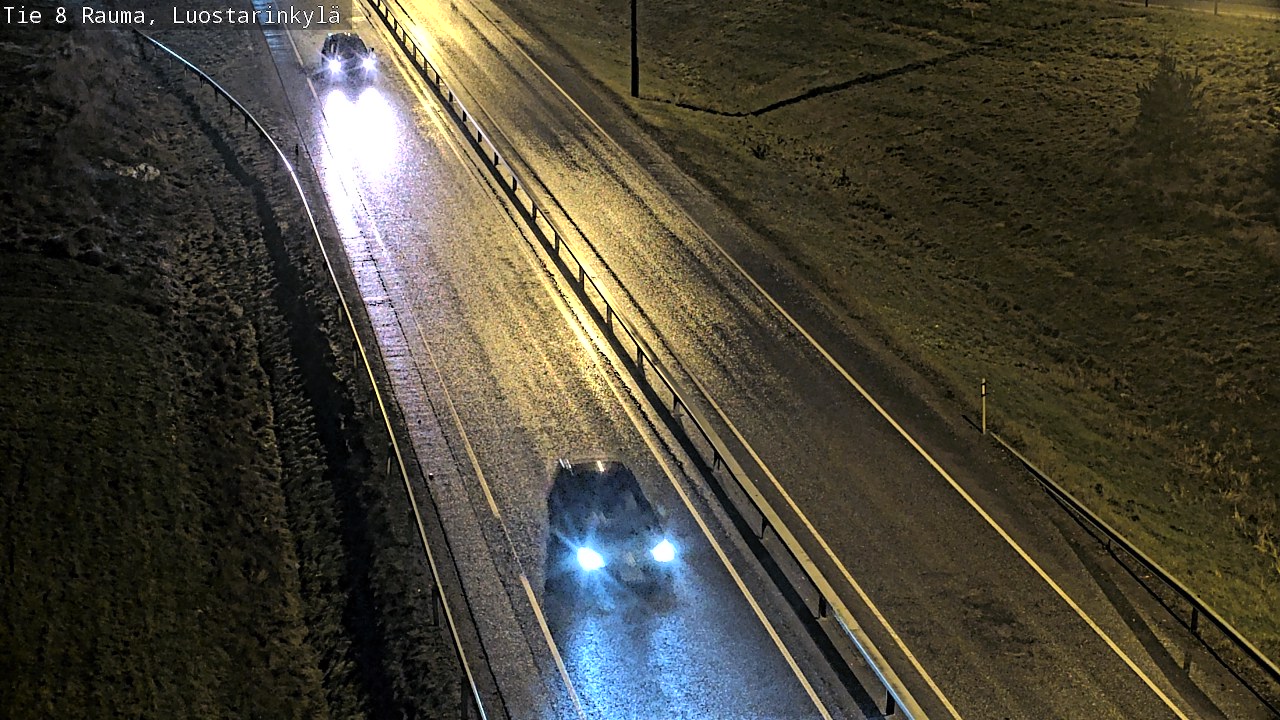 Weather Camera Image Väg 8 Raumo, Luostarinkylä, Rauma, Satakunta