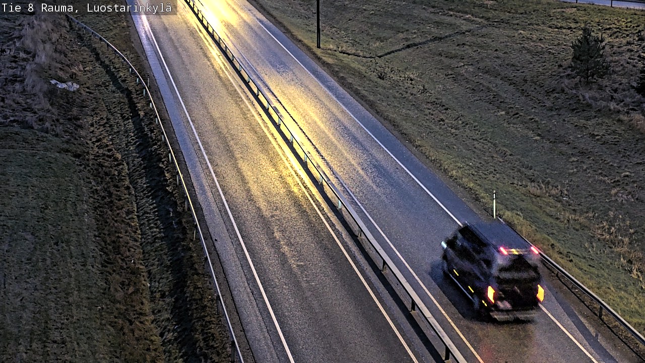 Weather Camera Image Väg 8 Raumo, Luostarinkylä, Rauma, Satakunta