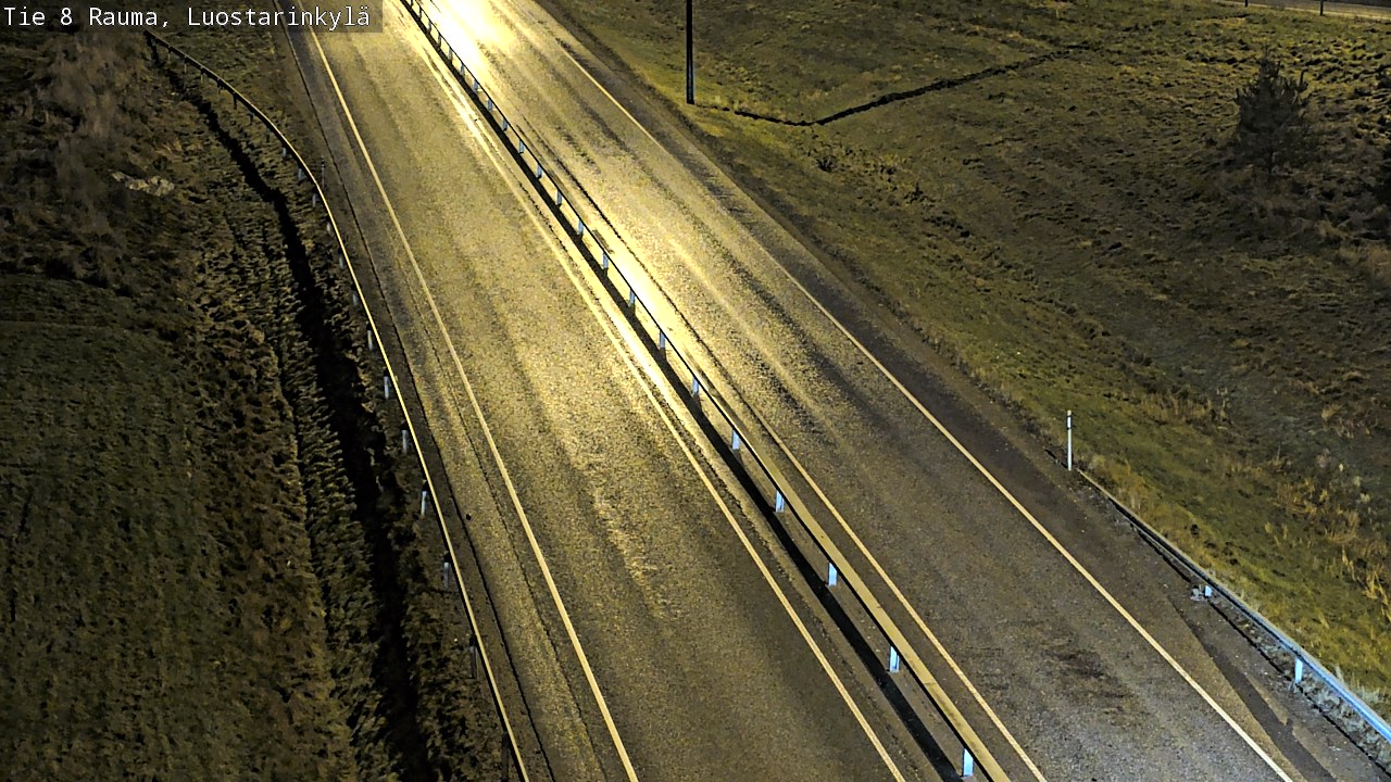 Weather Camera Image Väg 8 Raumo, Luostarinkylä, Rauma, Satakunta
