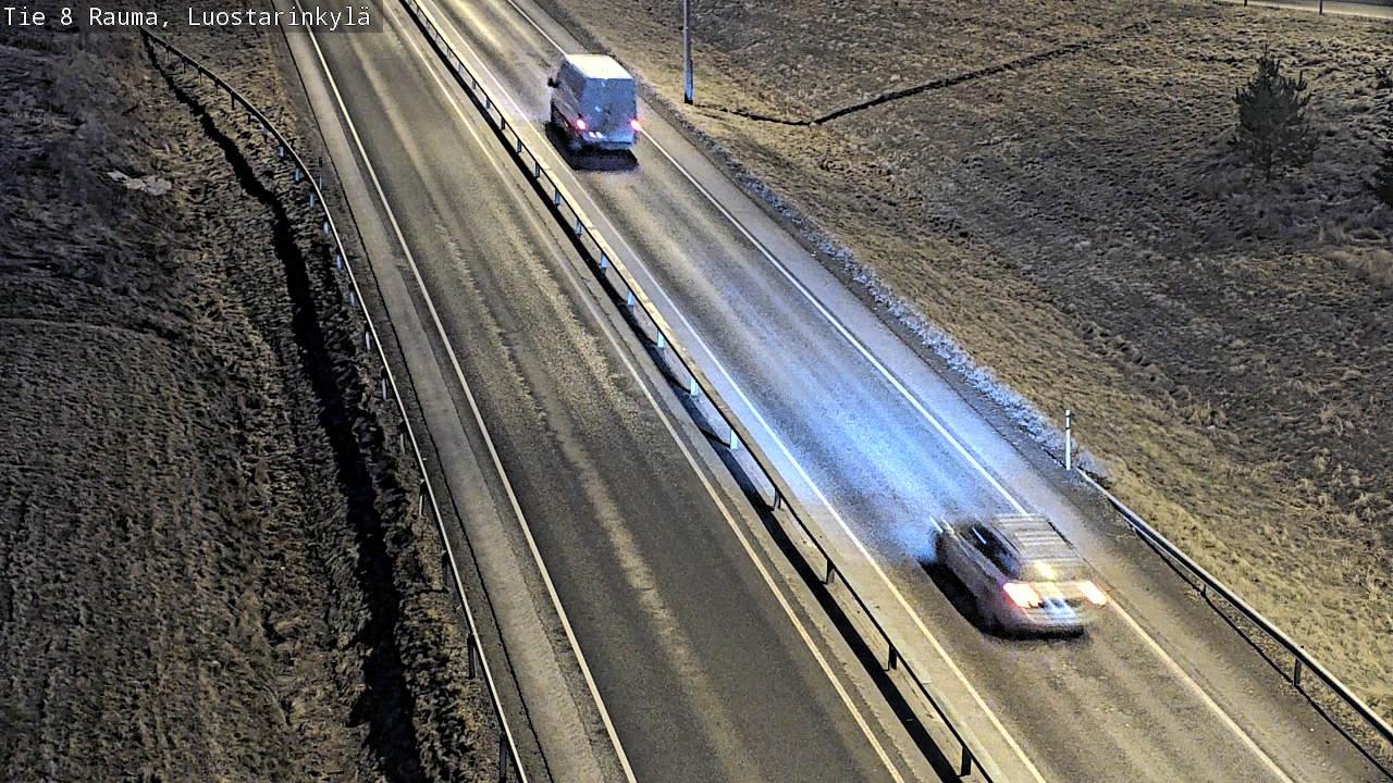 Weather Camera Image Väg 8 Raumo, Luostarinkylä, Rauma, Satakunta