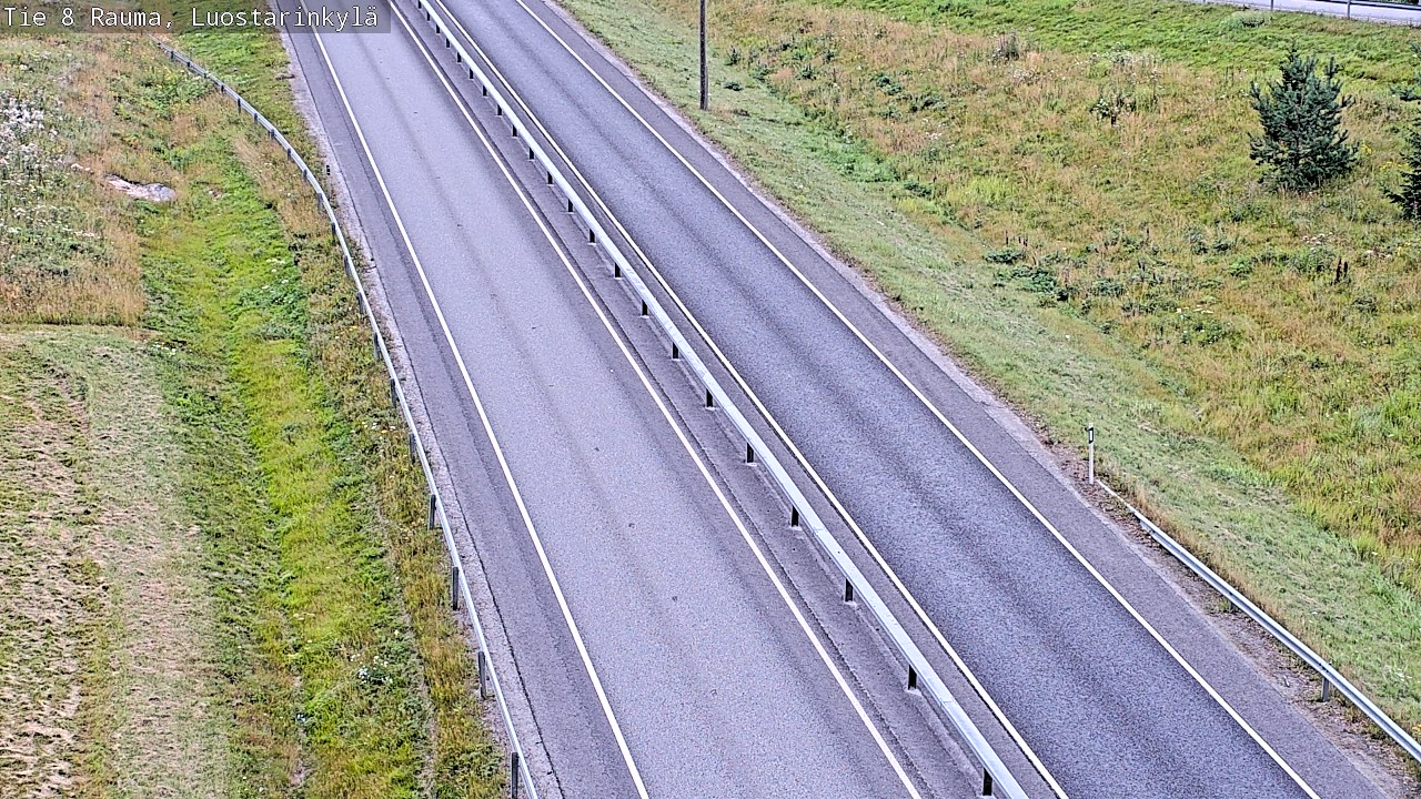 Weather Camera Image Väg 8 Raumo, Luostarinkylä, Rauma, Satakunta
