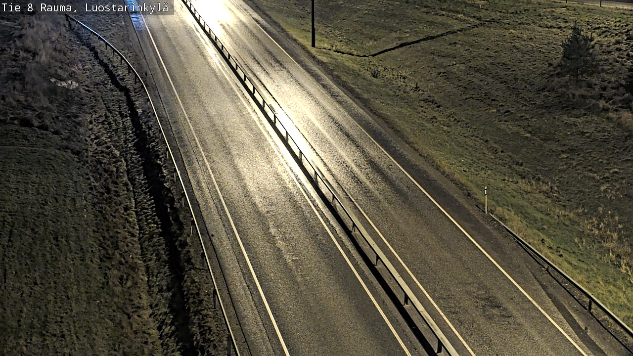 Weather Camera Image Väg 8 Raumo, Luostarinkylä, Rauma, Satakunta