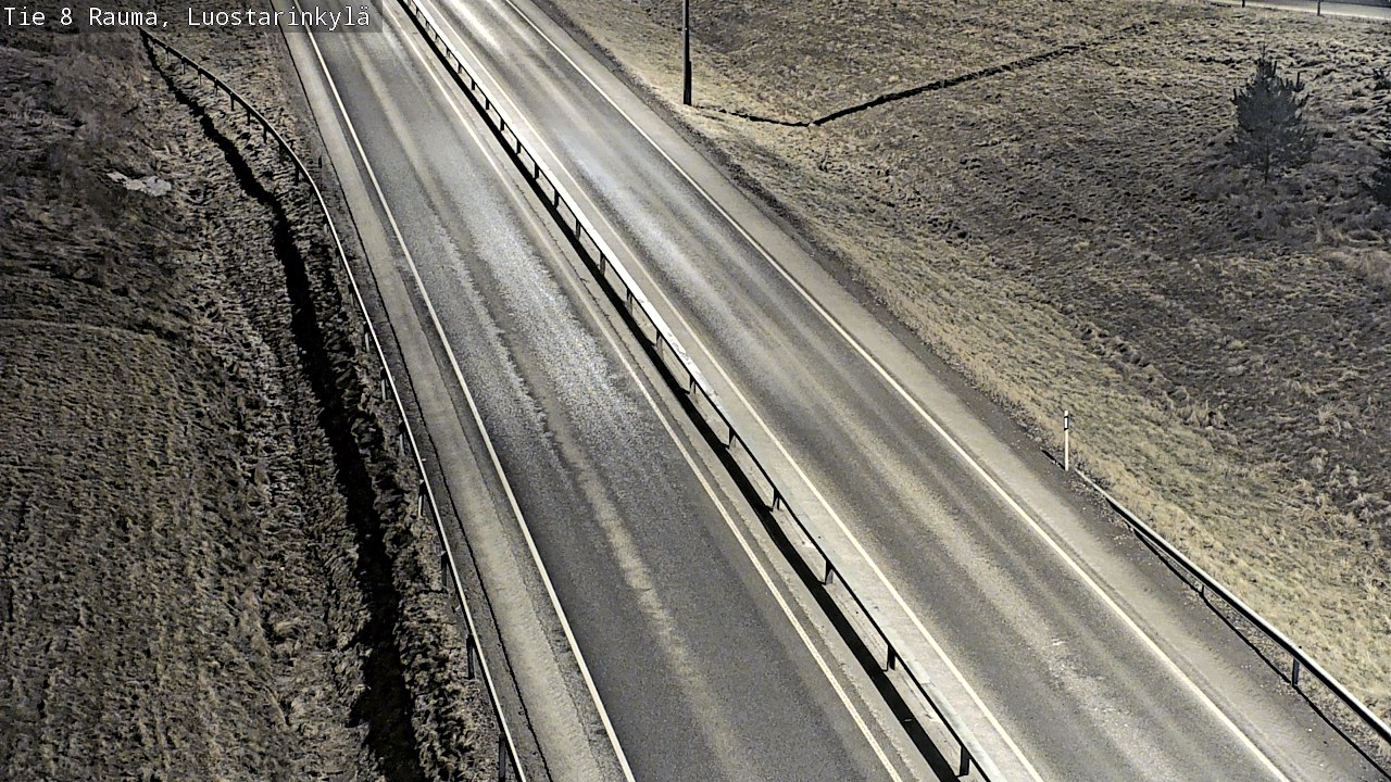 Weather Camera Image Väg 8 Raumo, Luostarinkylä, Rauma, Satakunta