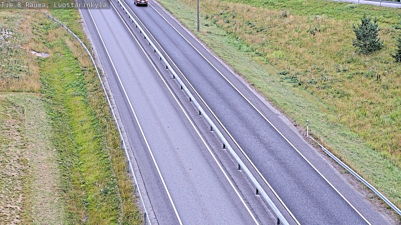 Weather Camera Image Väg 8 Raumo, Luostarinkylä, Rauma, Satakunta