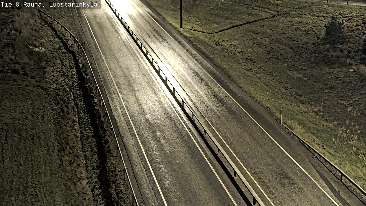 Weather Camera Image Väg 8 Raumo, Luostarinkylä, Rauma, Satakunta
