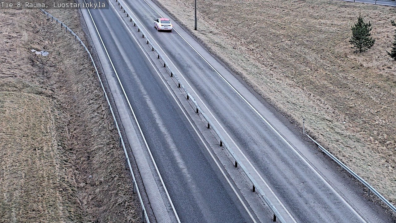 Weather Camera Image Väg 8 Raumo, Luostarinkylä, Rauma, Satakunta