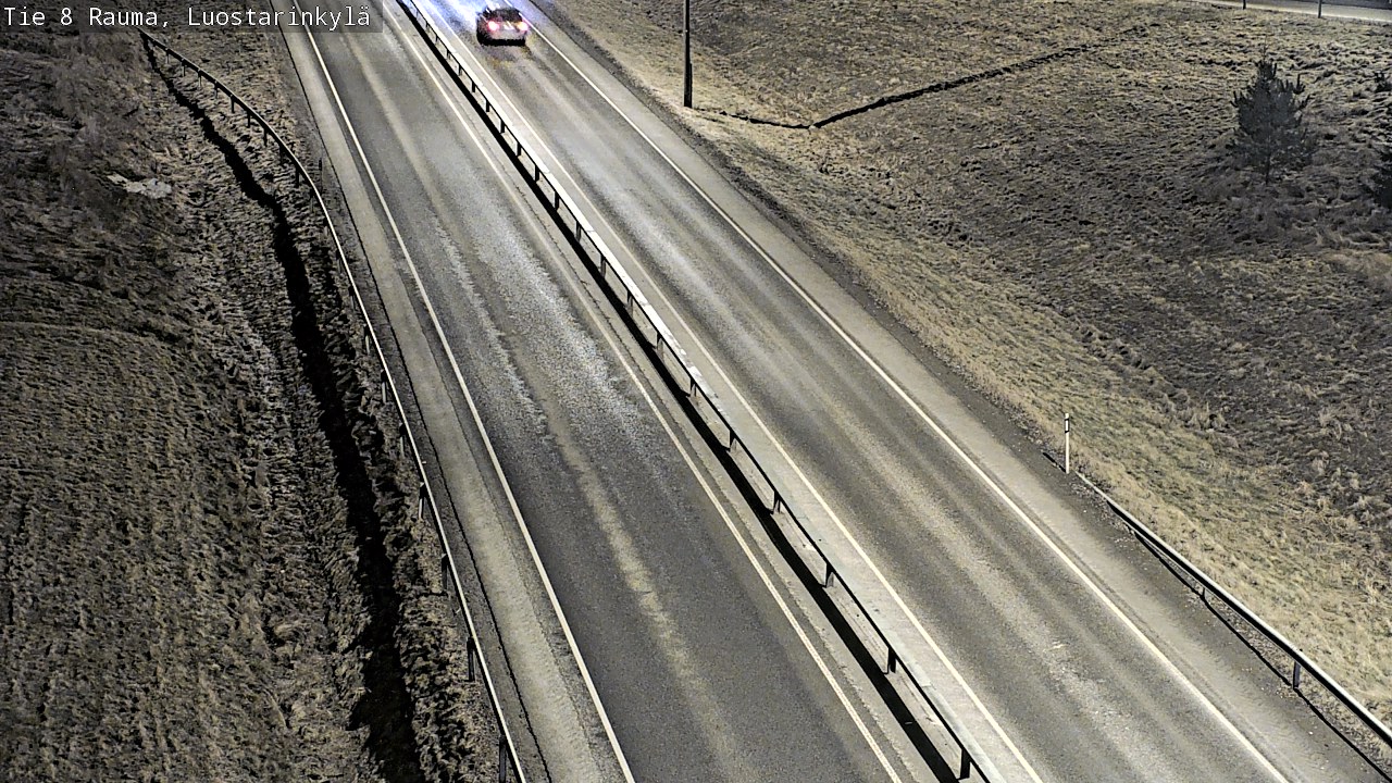 Weather Camera Image Väg 8 Raumo, Luostarinkylä, Rauma, Satakunta