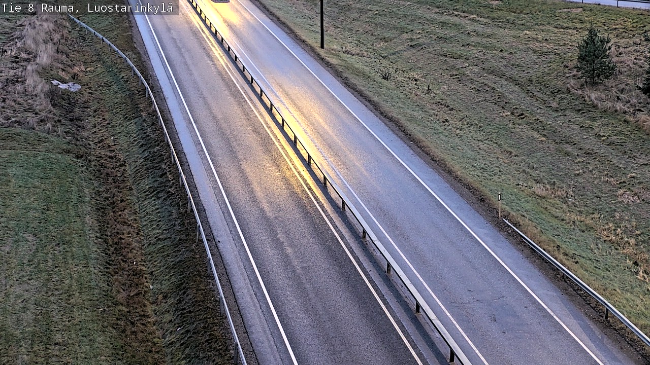 Weather Camera Image Väg 8 Raumo, Luostarinkylä, Rauma, Satakunta