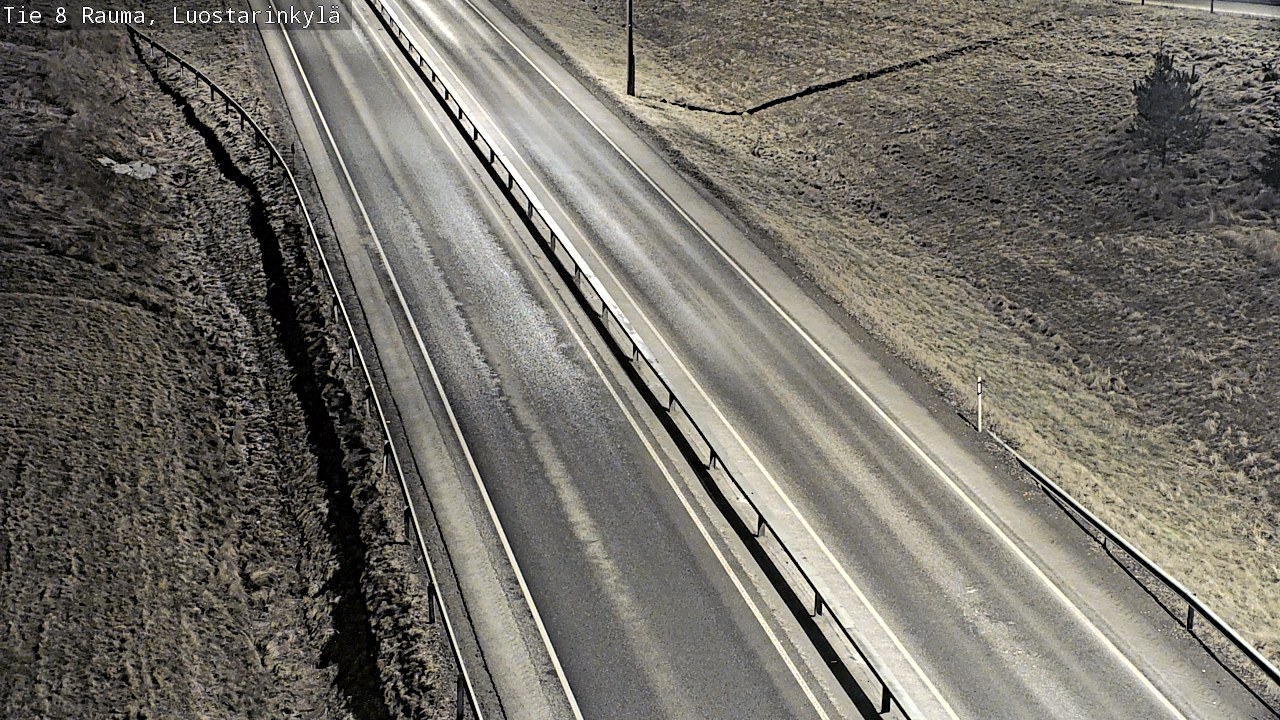 Weather Camera Image Väg 8 Raumo, Luostarinkylä, Rauma, Satakunta