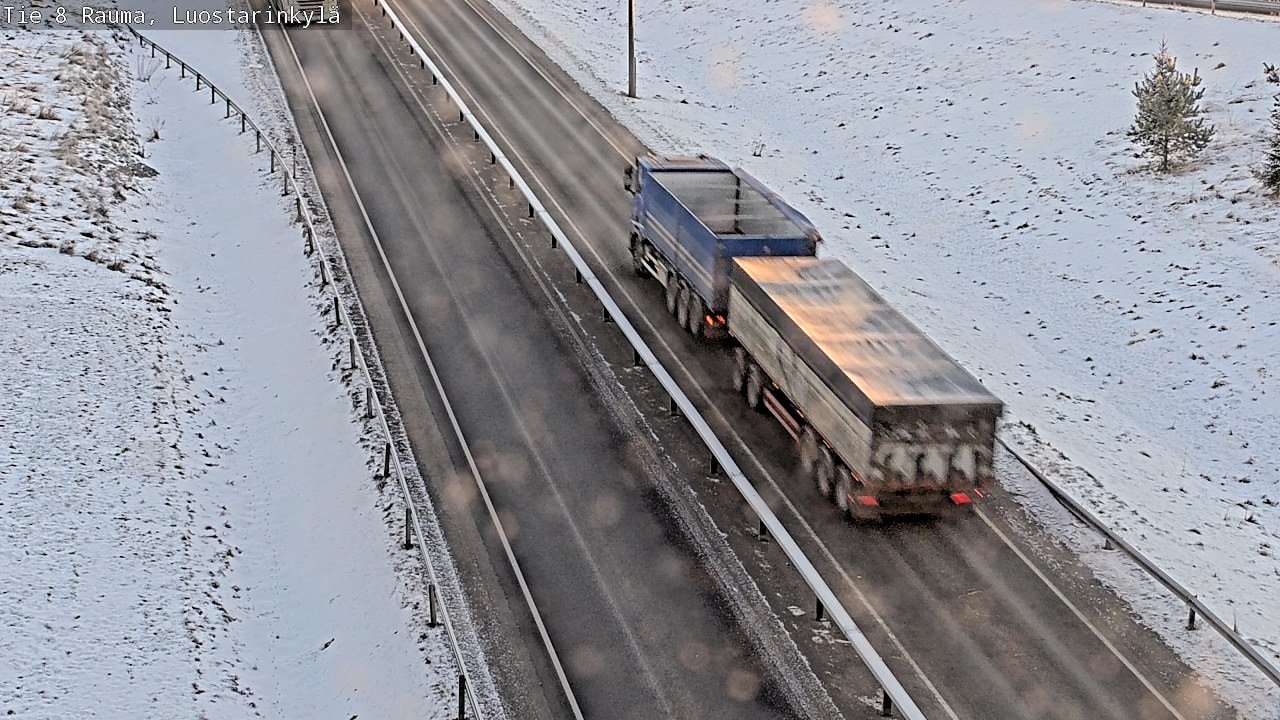 Weather Camera Image Road 8 Rauma, Luostarinkylä, Rauma, Satakunta