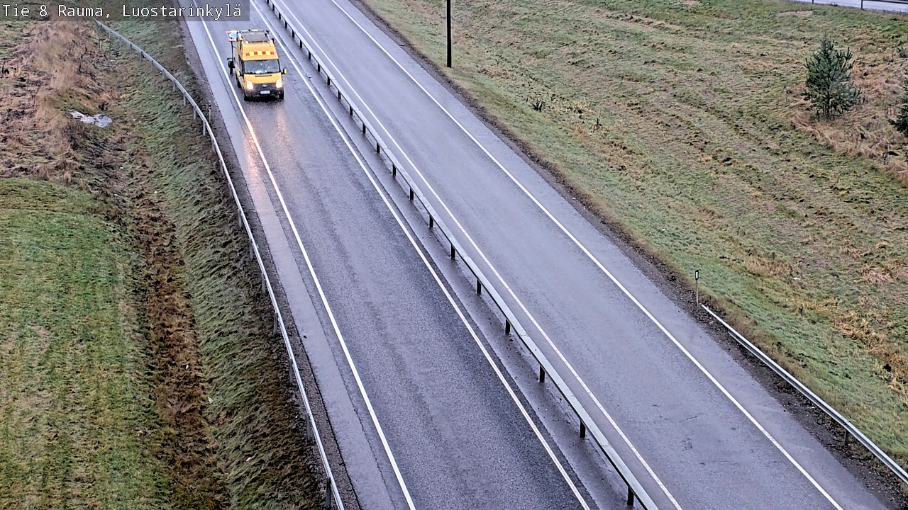 Weather Camera Image Väg 8 Raumo, Luostarinkylä, Rauma, Satakunta