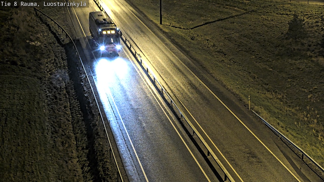 Weather Camera Image Väg 8 Raumo, Luostarinkylä, Rauma, Satakunta