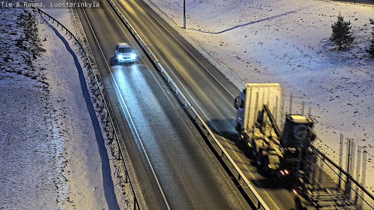 Weather Camera Image Road 8 Rauma, Luostarinkylä, Rauma, Satakunta