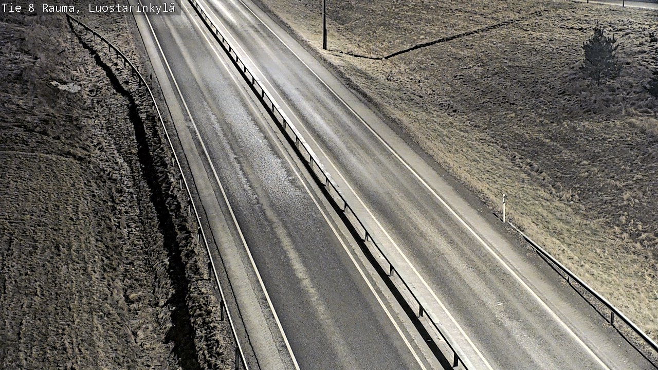 Weather Camera Image Väg 8 Raumo, Luostarinkylä, Rauma, Satakunta