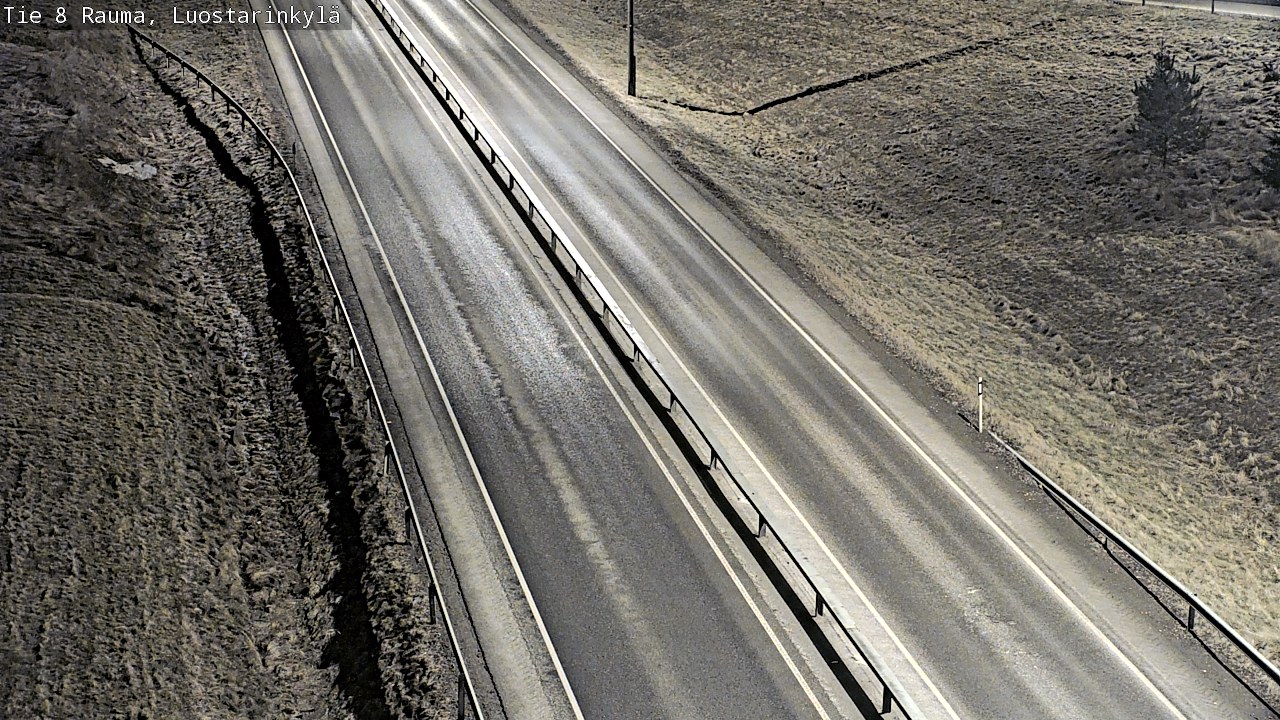 Weather Camera Image Väg 8 Raumo, Luostarinkylä, Rauma, Satakunta