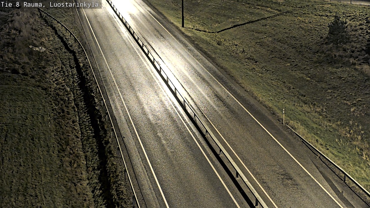 Weather Camera Image Väg 8 Raumo, Luostarinkylä, Rauma, Satakunta