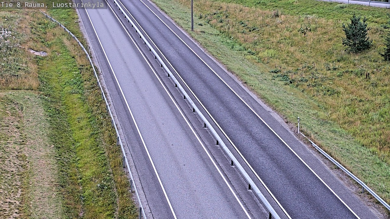 Weather Camera Image Väg 8 Raumo, Luostarinkylä, Rauma, Satakunta
