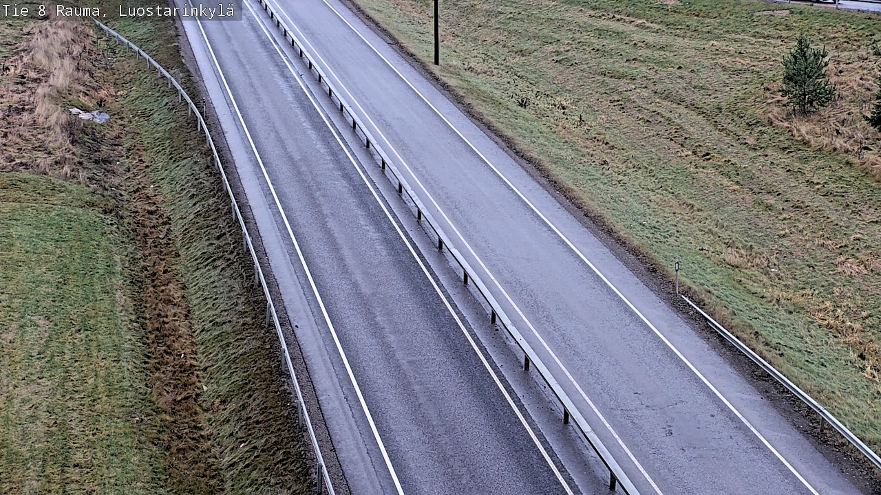 Weather Camera Image Väg 8 Raumo, Luostarinkylä, Rauma, Satakunta