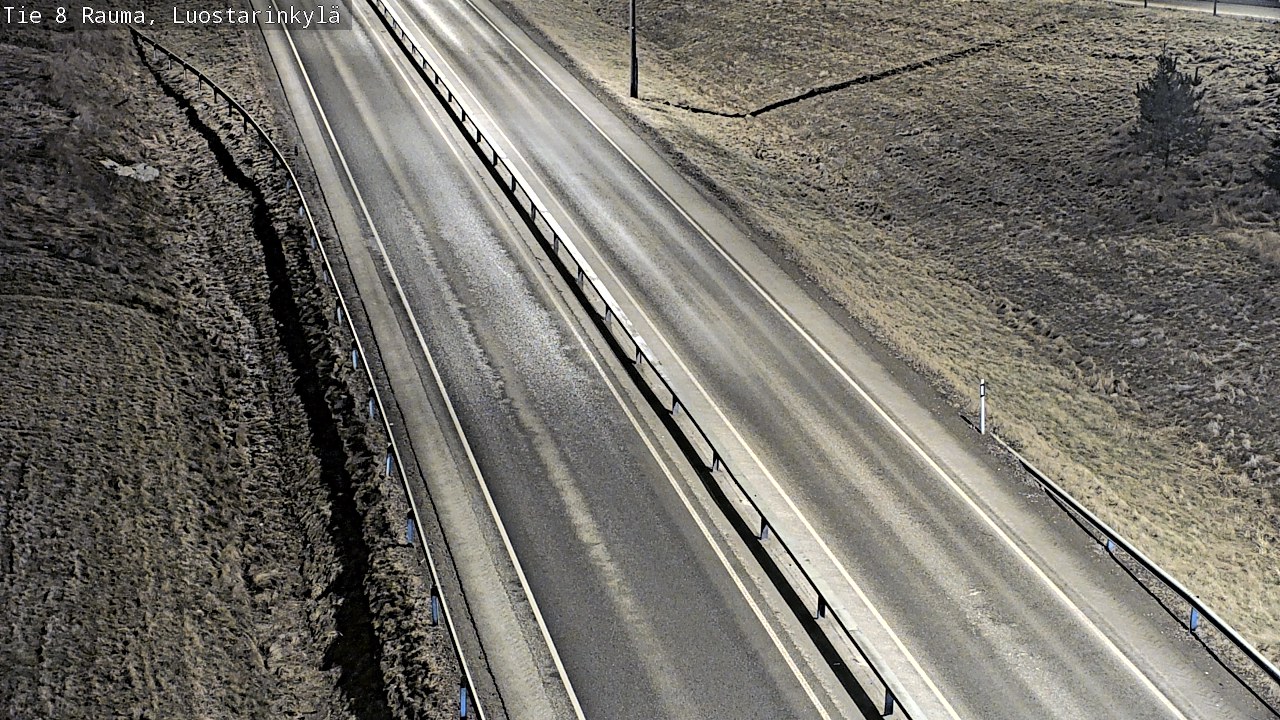 Weather Camera Image Väg 8 Raumo, Luostarinkylä, Rauma, Satakunta