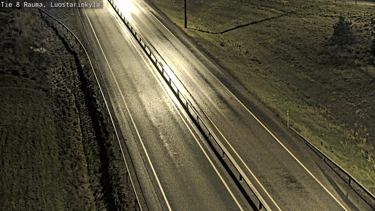 Weather Camera Image Väg 8 Raumo, Luostarinkylä, Rauma, Satakunta