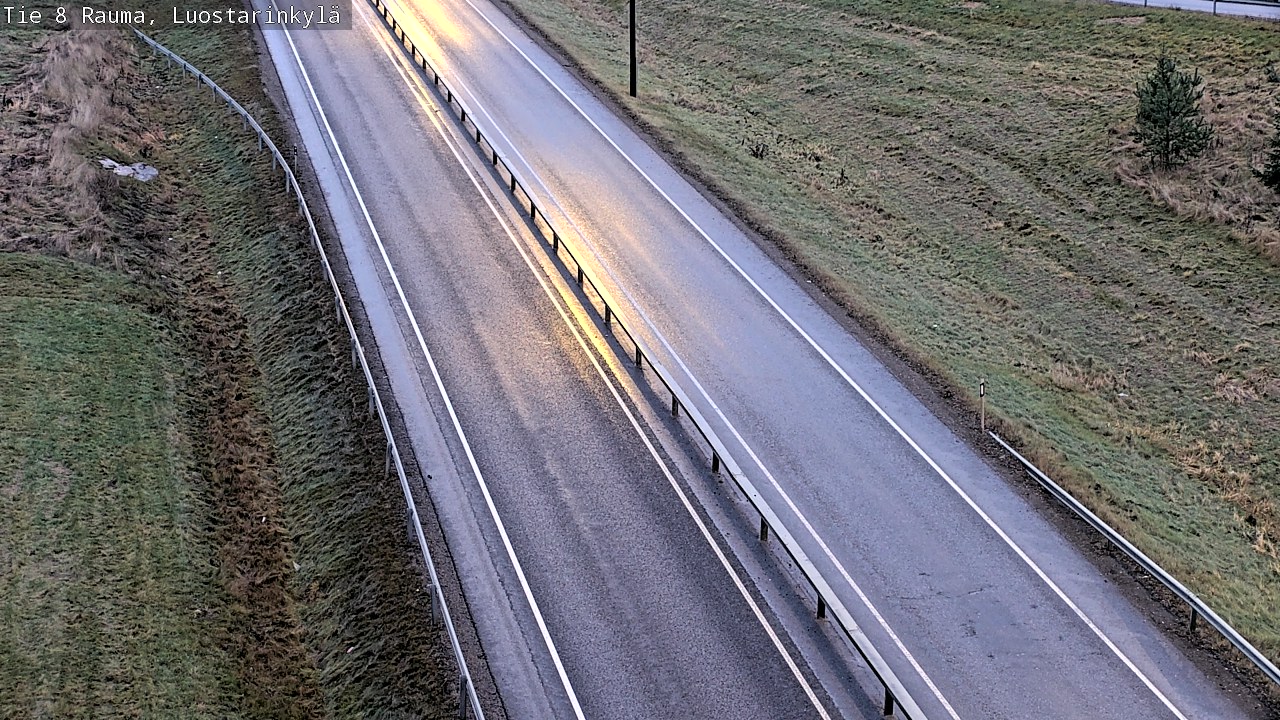 Weather Camera Image Väg 8 Raumo, Luostarinkylä, Rauma, Satakunta
