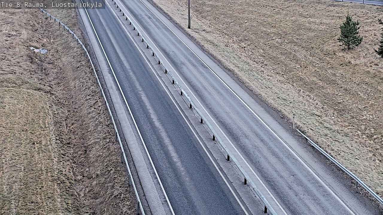 Weather Camera Image Väg 8 Raumo, Luostarinkylä, Rauma, Satakunta