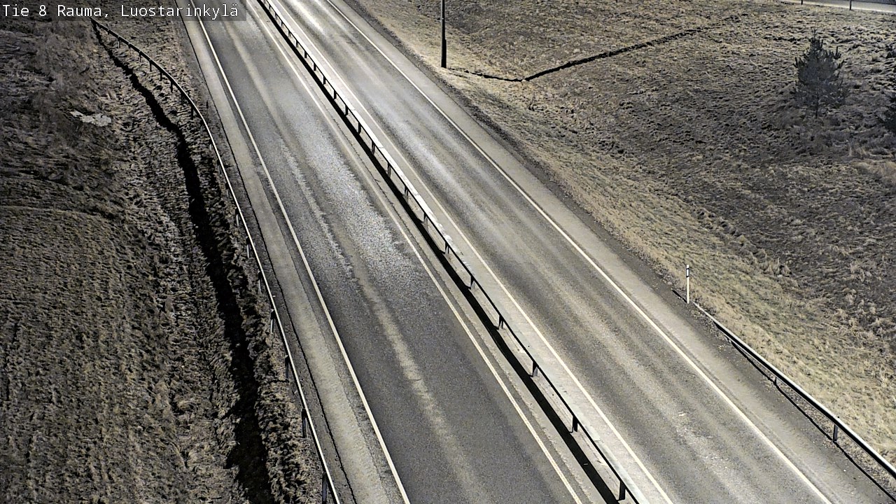 Weather Camera Image Väg 8 Raumo, Luostarinkylä, Rauma, Satakunta
