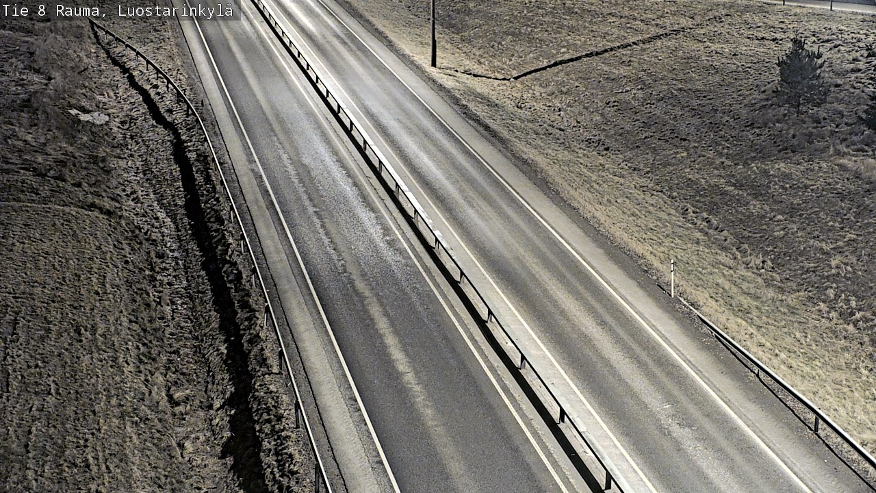 Weather Camera Image Väg 8 Raumo, Luostarinkylä, Rauma, Satakunta