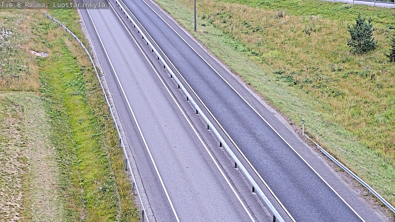 Weather Camera Image Väg 8 Raumo, Luostarinkylä, Rauma, Satakunta