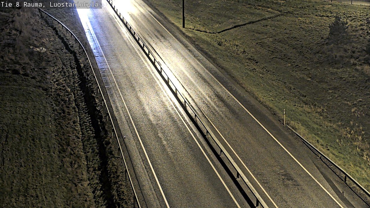 Weather Camera Image Väg 8 Raumo, Luostarinkylä, Rauma, Satakunta