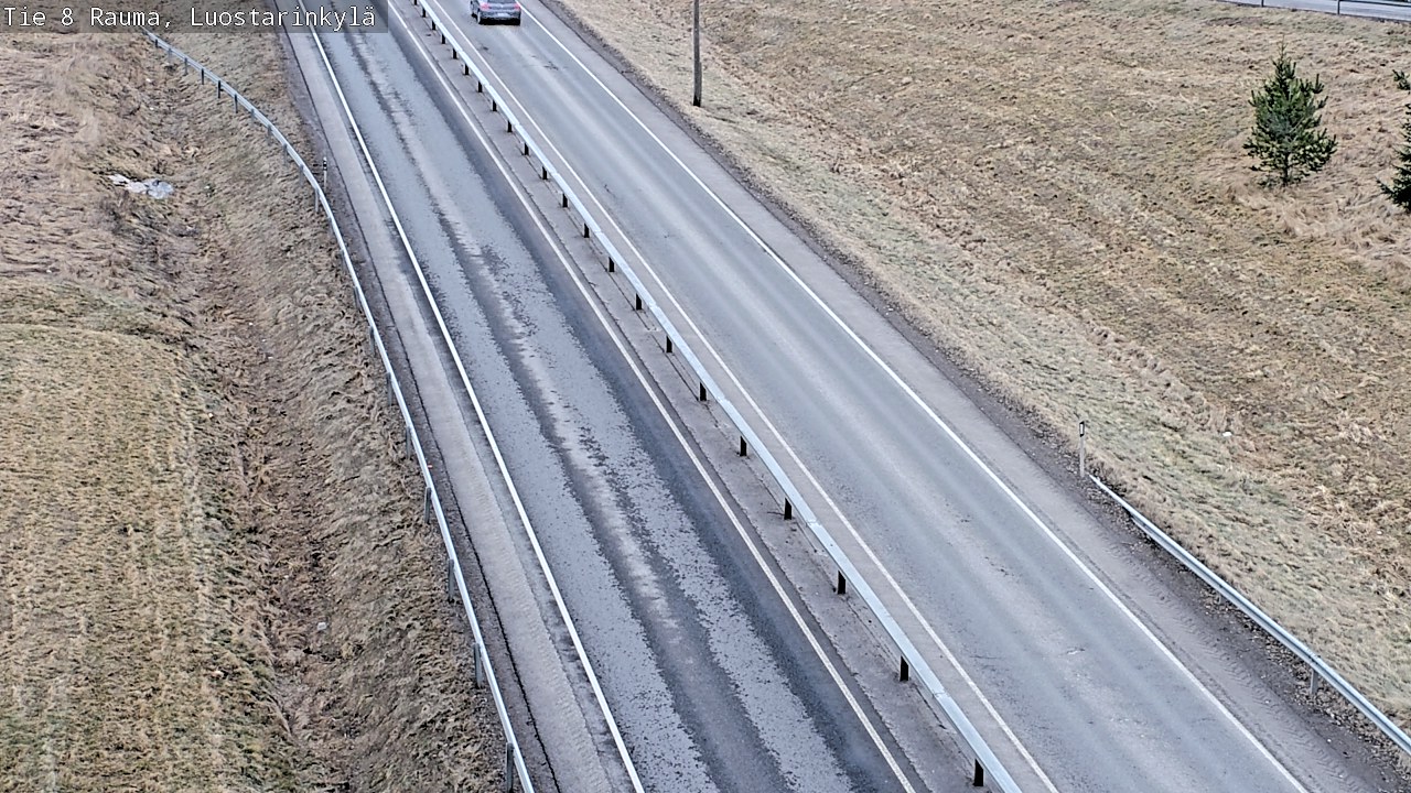 Weather Camera Image Väg 8 Raumo, Luostarinkylä, Rauma, Satakunta