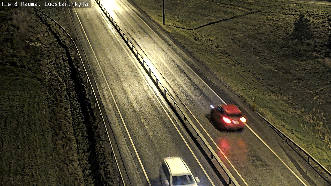 Weather Camera Image Väg 8 Raumo, Luostarinkylä, Rauma, Satakunta