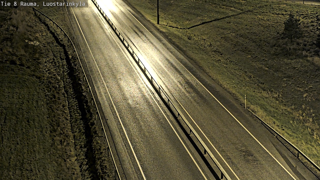 Weather Camera Image Väg 8 Raumo, Luostarinkylä, Rauma, Satakunta