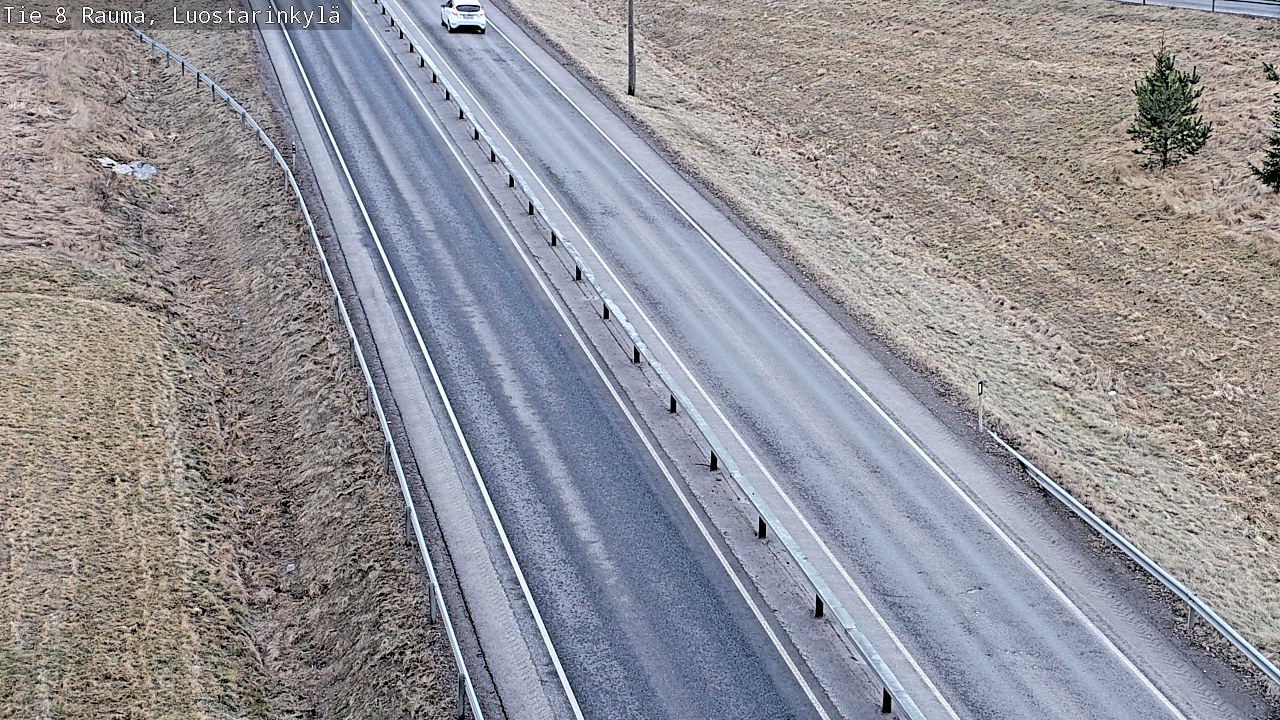 Weather Camera Image Väg 8 Raumo, Luostarinkylä, Rauma, Satakunta