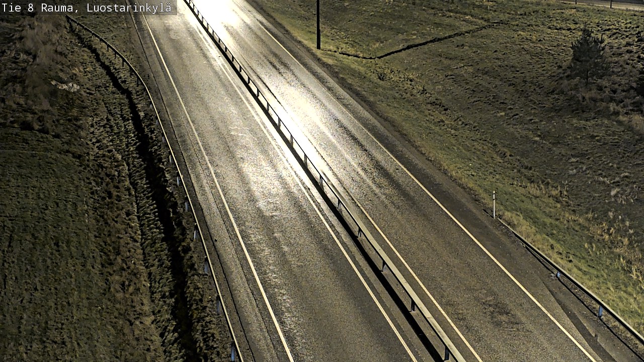 Weather Camera Image Väg 8 Raumo, Luostarinkylä, Rauma, Satakunta