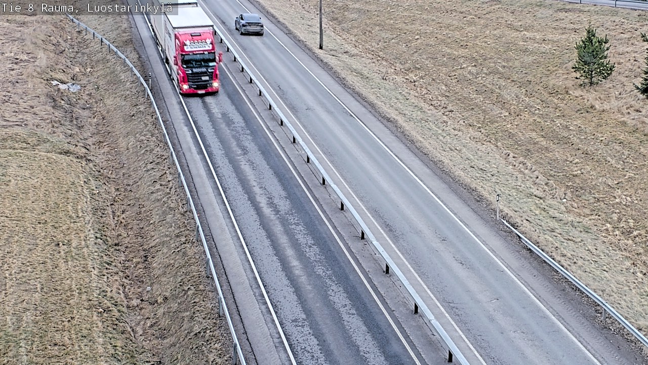 Weather Camera Image Väg 8 Raumo, Luostarinkylä, Rauma, Satakunta