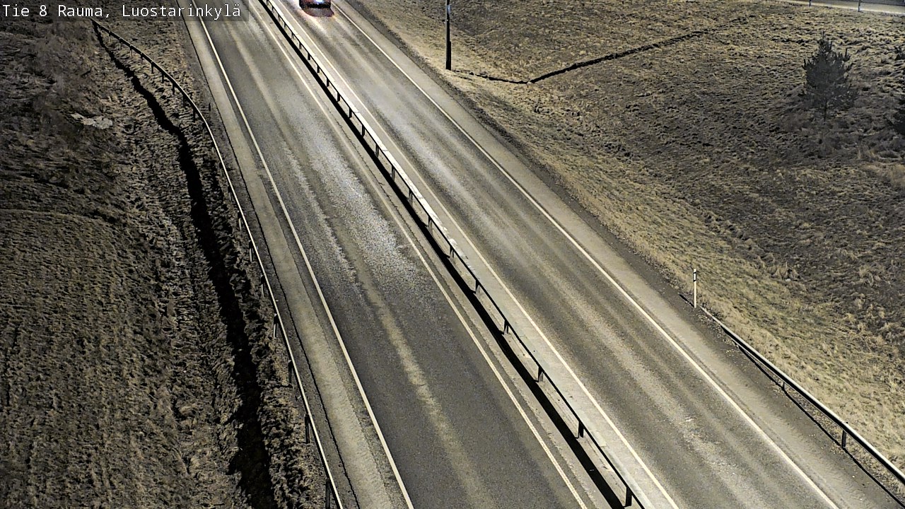 Weather Camera Image Väg 8 Raumo, Luostarinkylä, Rauma, Satakunta