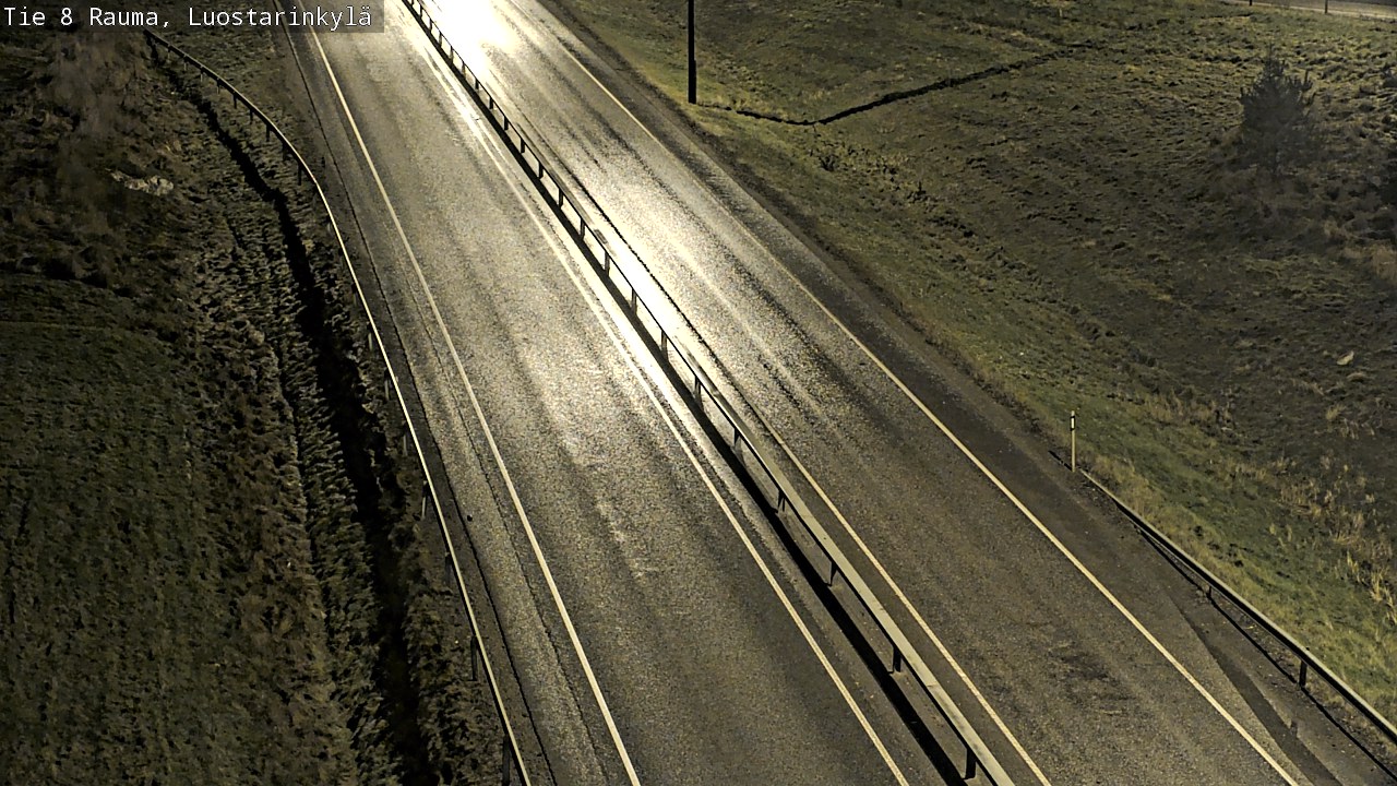 Weather Camera Image Väg 8 Raumo, Luostarinkylä, Rauma, Satakunta