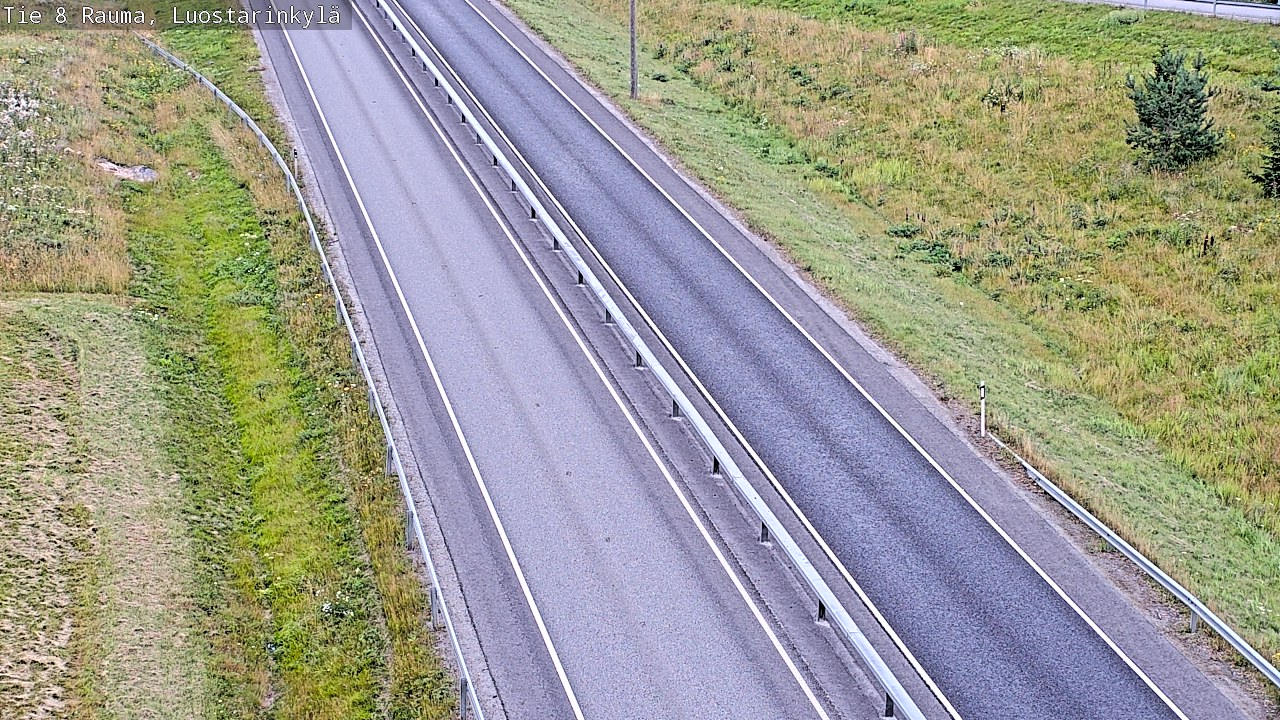 Weather Camera Image Väg 8 Raumo, Luostarinkylä, Rauma, Satakunta