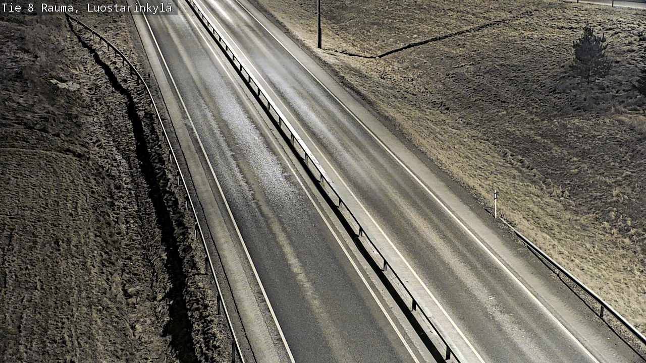 Weather Camera Image Väg 8 Raumo, Luostarinkylä, Rauma, Satakunta