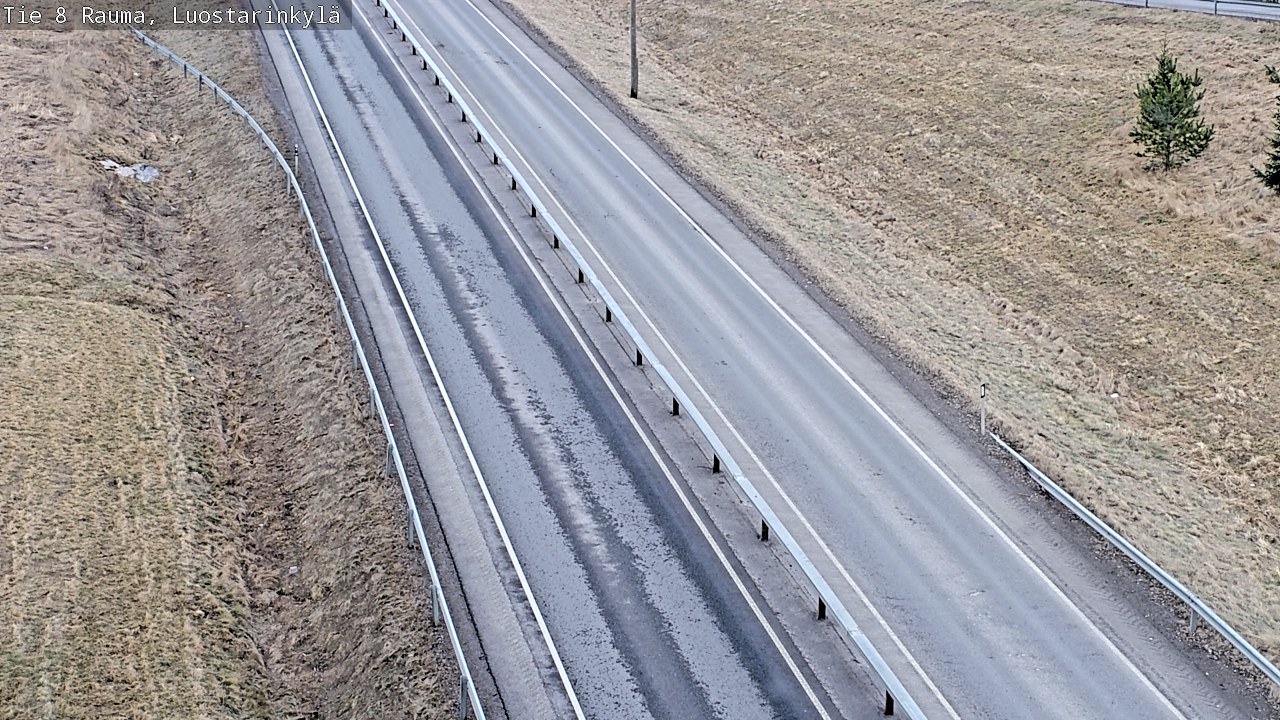 Weather Camera Image Väg 8 Raumo, Luostarinkylä, Rauma, Satakunta