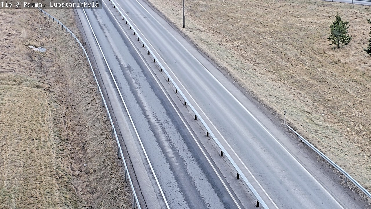 Weather Camera Image Väg 8 Raumo, Luostarinkylä, Rauma, Satakunta