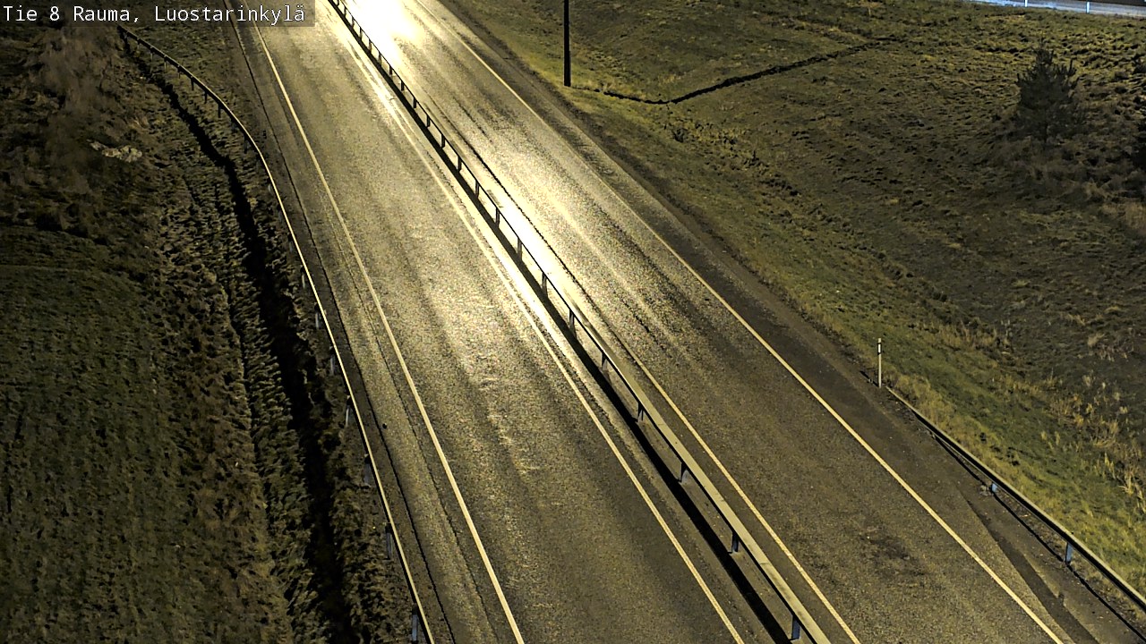 Weather Camera Image Väg 8 Raumo, Luostarinkylä, Rauma, Satakunta